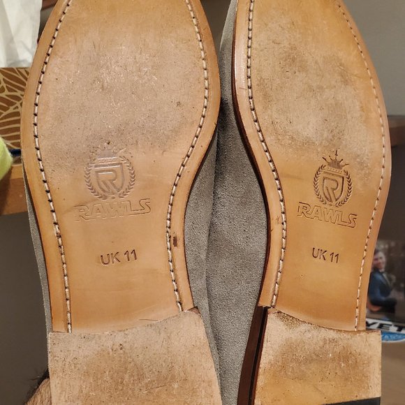 MENS SAN PENNY LOAFER - BEIGE SUEDE 11.5 LIKE NEW - Picture 8 of 8